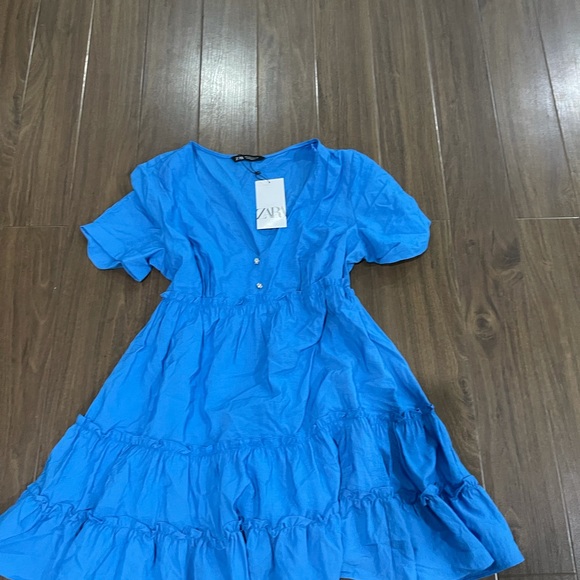 Zara blouse poplin bling dress - Picture 5 of 8